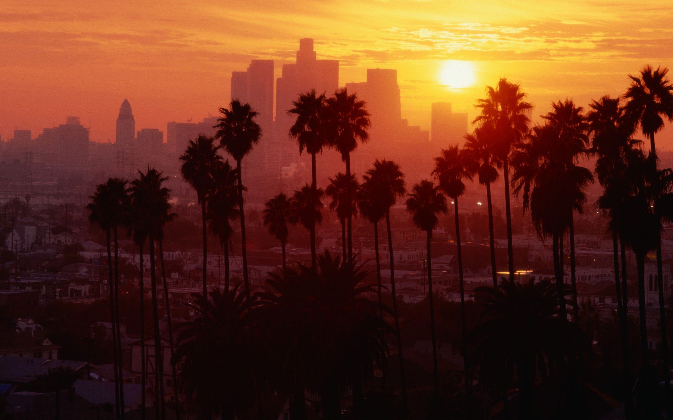 Los Angeles Hotels Sunset Wallpaper