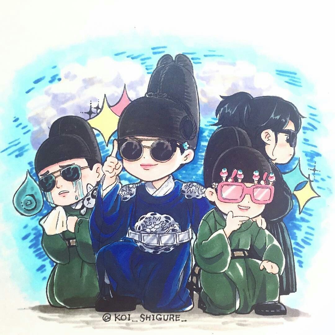 Love InThe Moonlight. Luz de la luna, Arte coreano, Dibujos