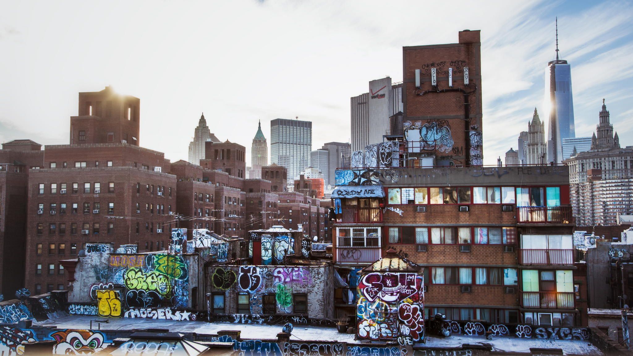 Graffiti City Wallpaper HD download free