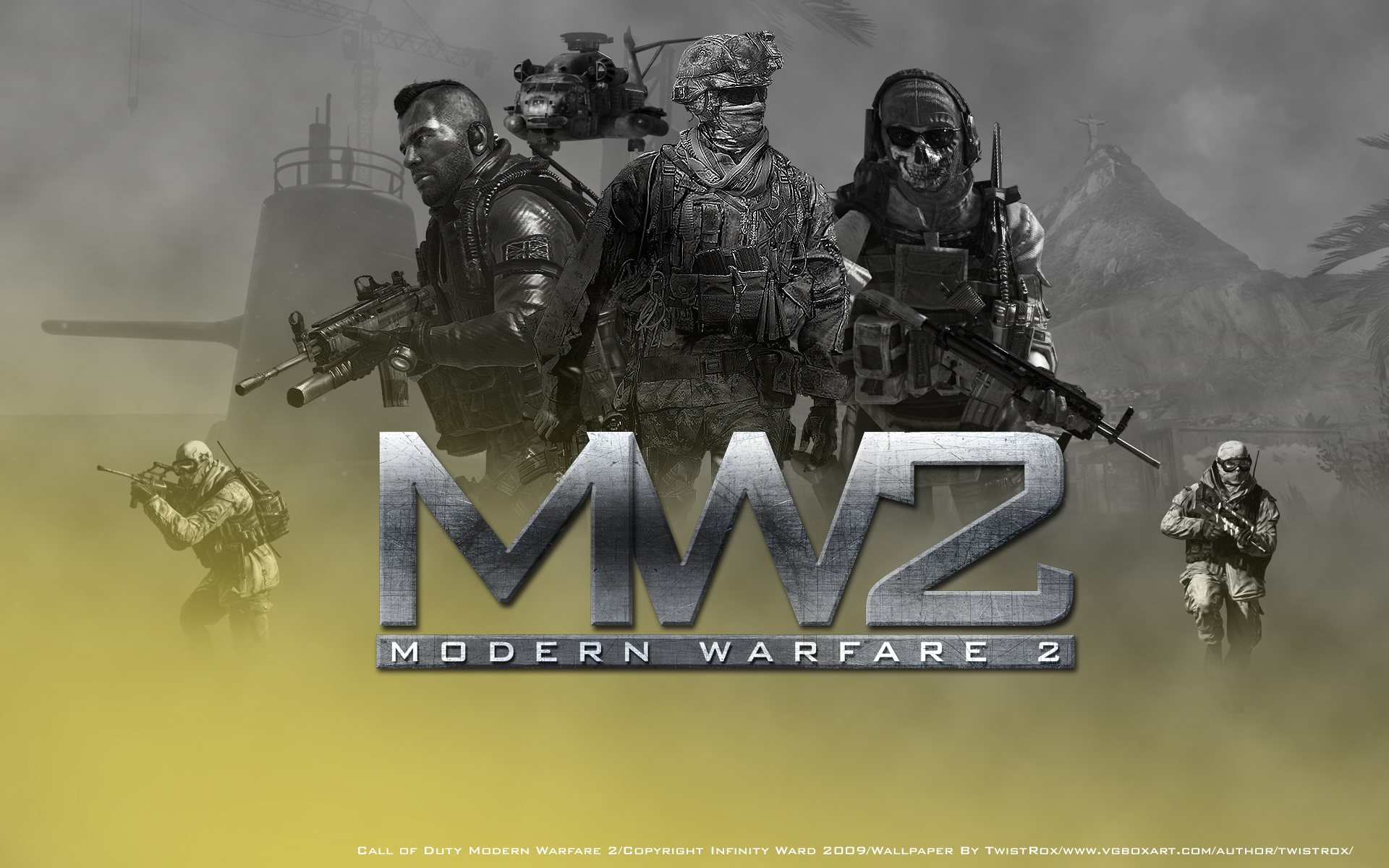 COD Modern Warfare 2 Remastered Ghost 4K Wallpaper #7.1590