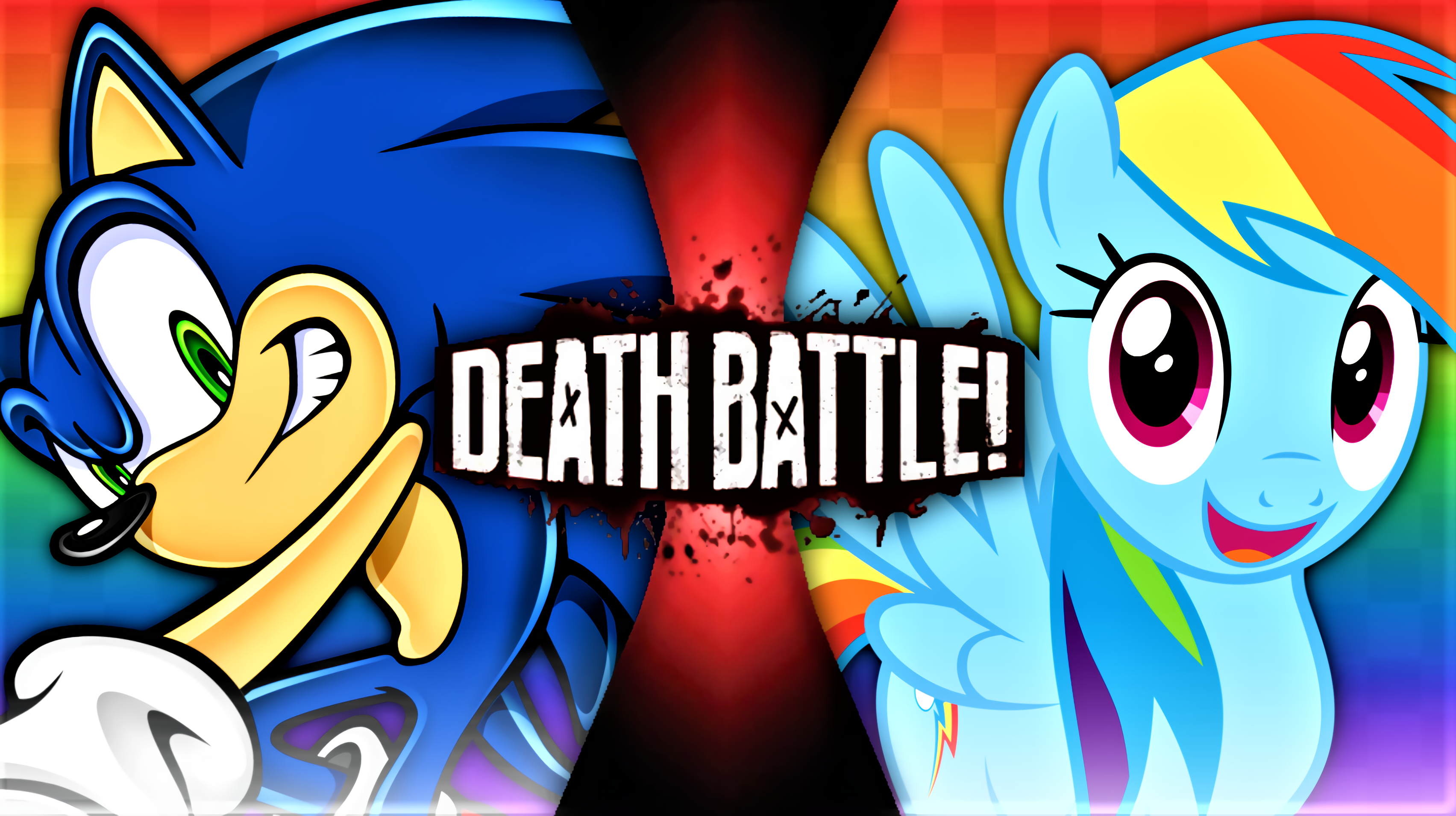 Sonic vs Rainbow Dash. Death Battle Fanon
