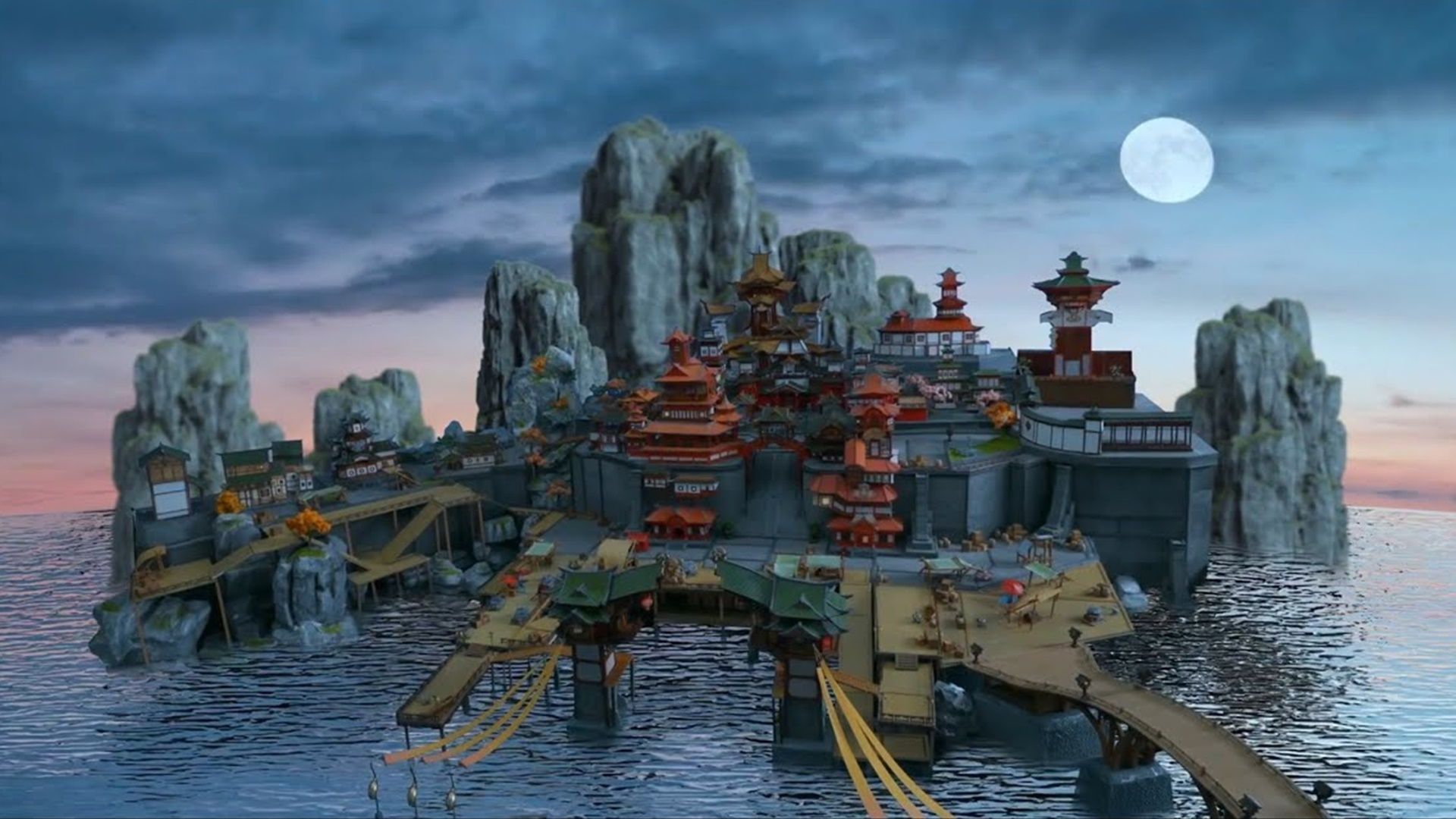 Genshin Impact Fans Spend 1000 Hours Building A Real Life Model Of Liyue Harbor