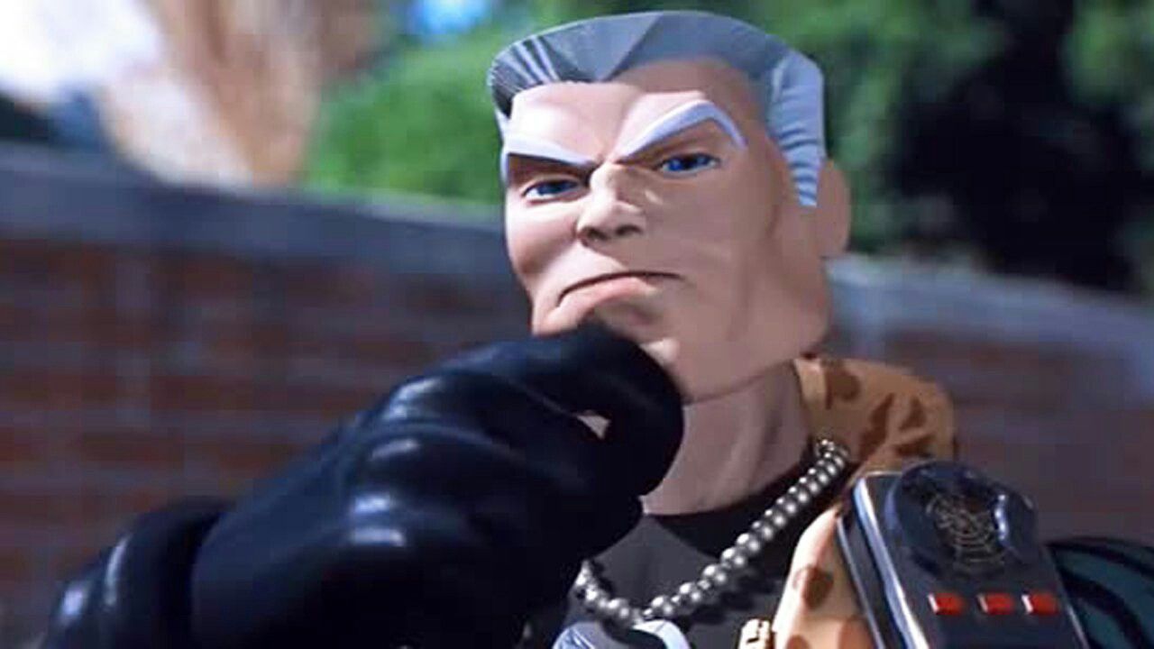 Major Chip Hazard Of Small Soldiers. Small soldiers, Animated cartoon movies, Cinema movies