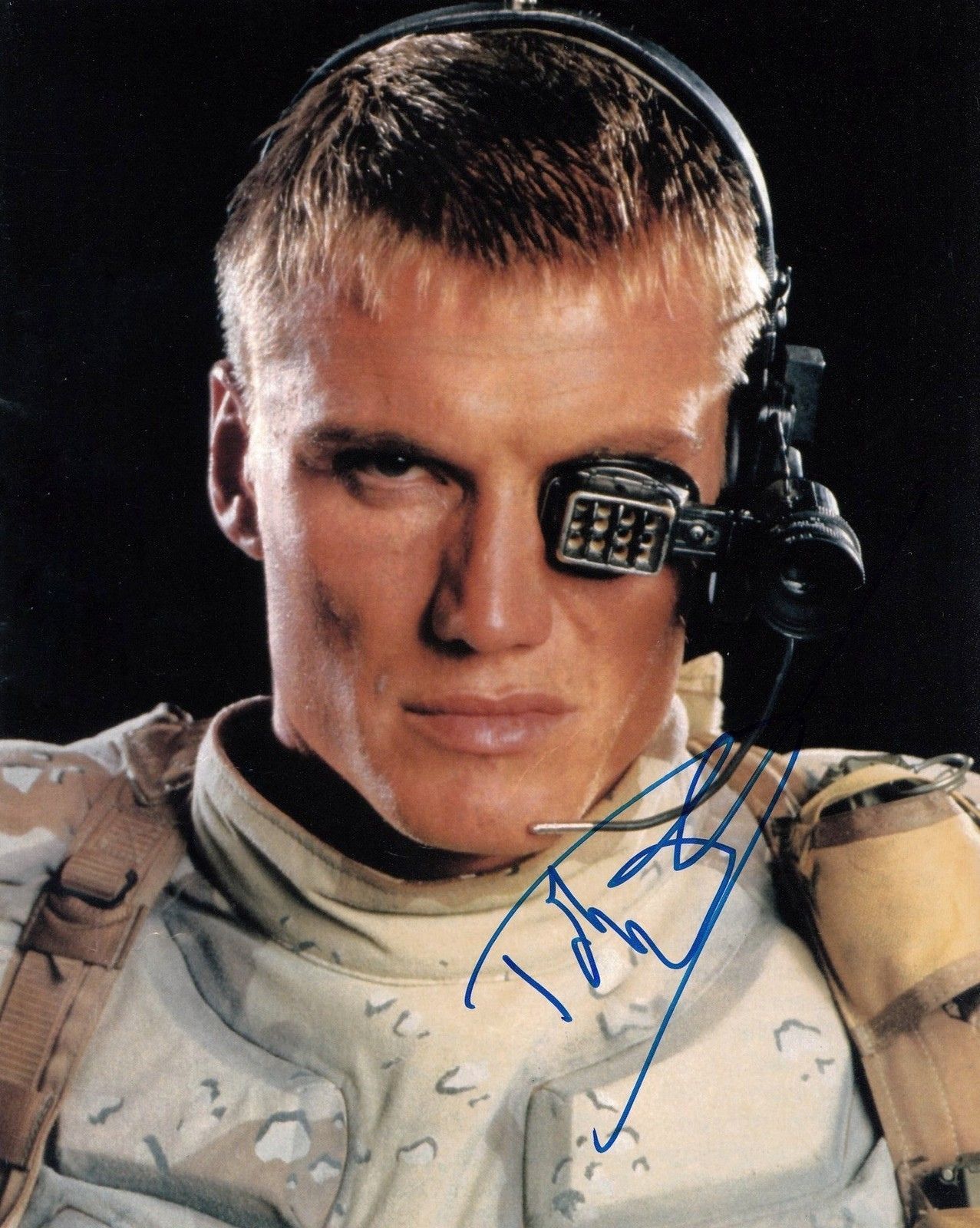 Universal Soldier autograph. Dolph lundgren, Action movie stars, The expendables
