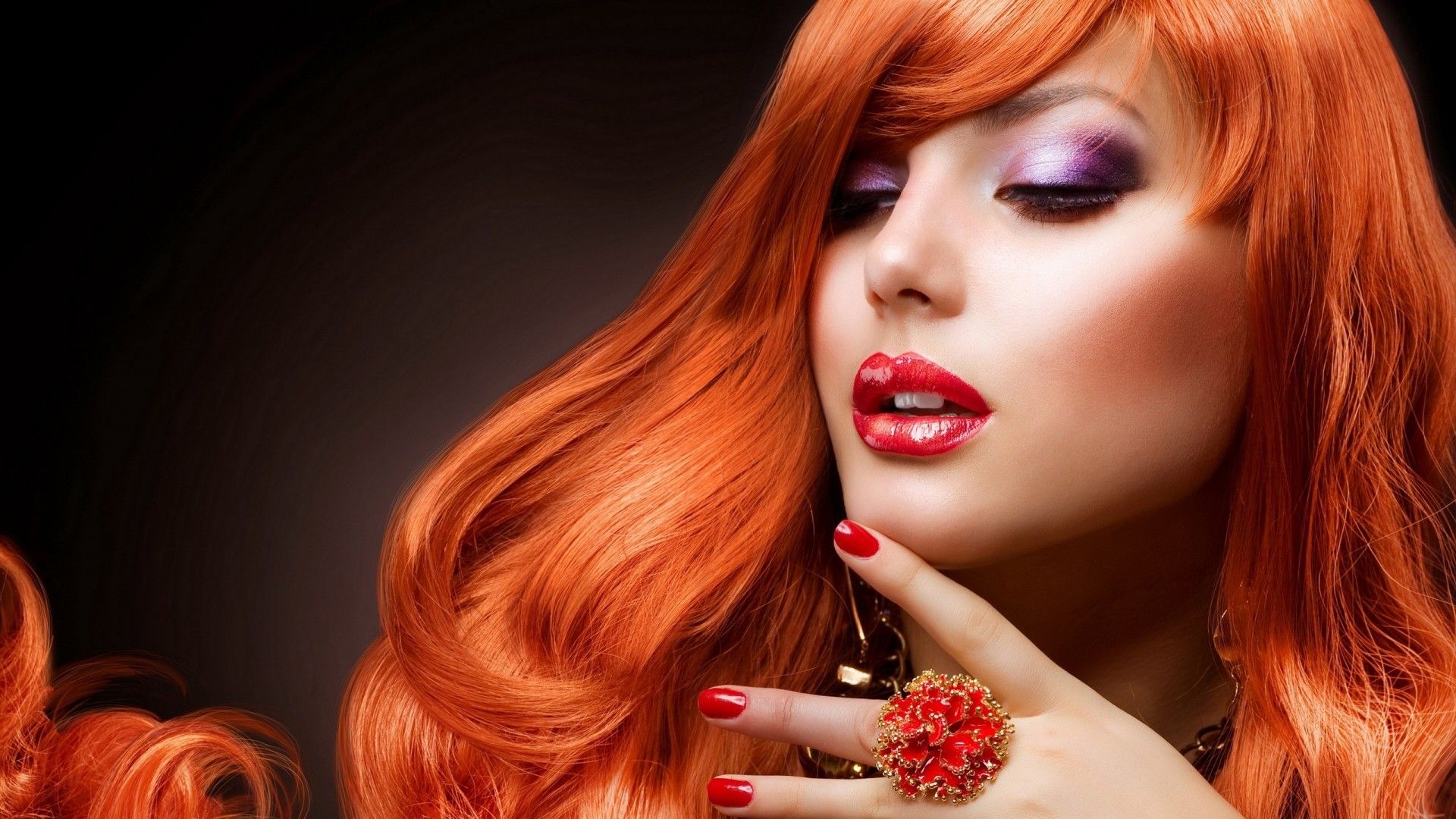 Girl Red Hair Data Src Salon Image HD HD Wallpaper