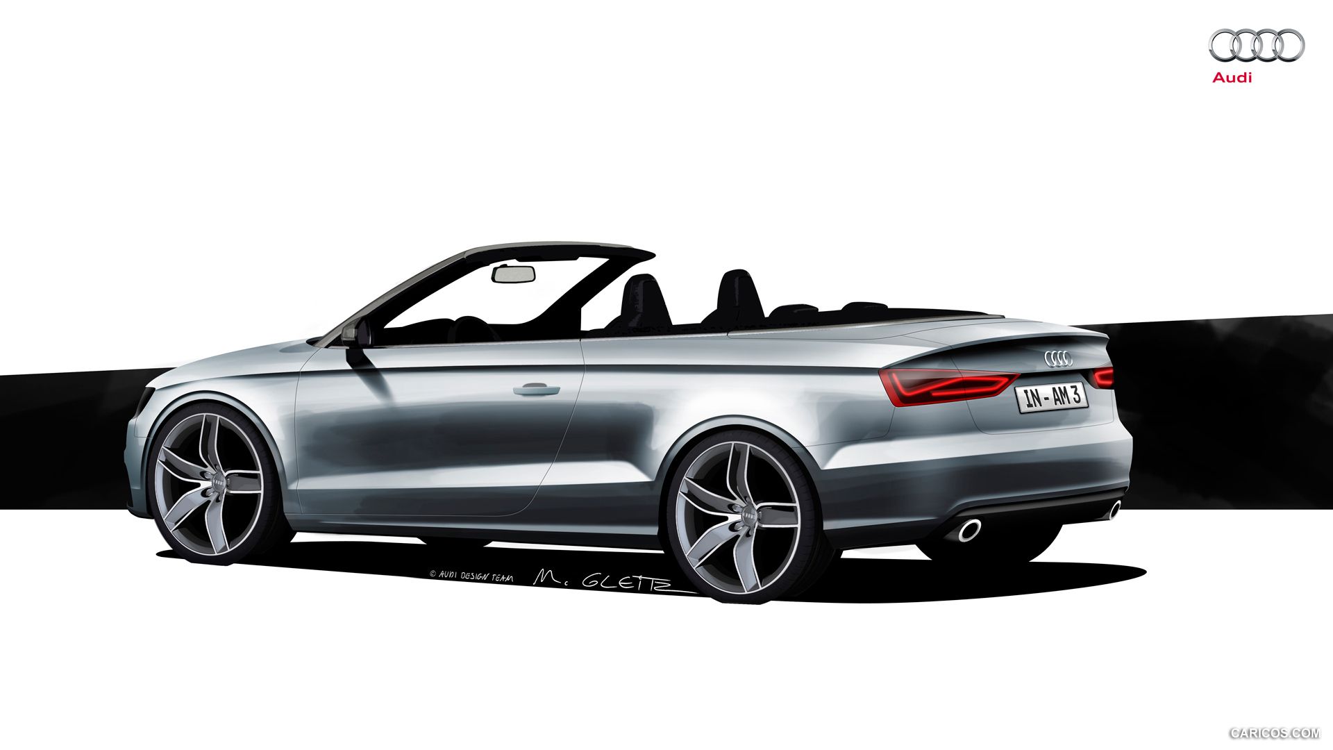 Audi A3 Cabriolet (2015) Sketch. HD Wallpaper