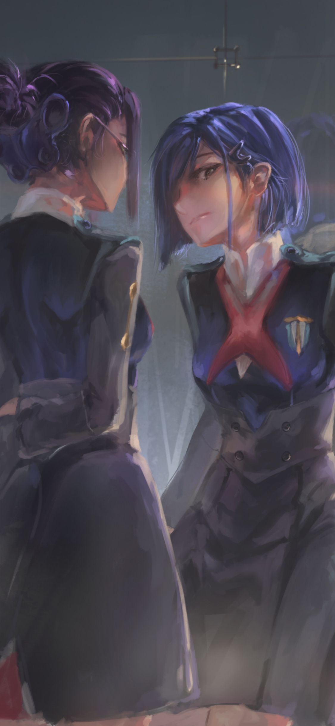 Ichigo And Ikuno Darling In The FranXX 4k iPhone XS, iPhone iPhone X HD 4k Wallpaper, Image, Background, Photo and Picture