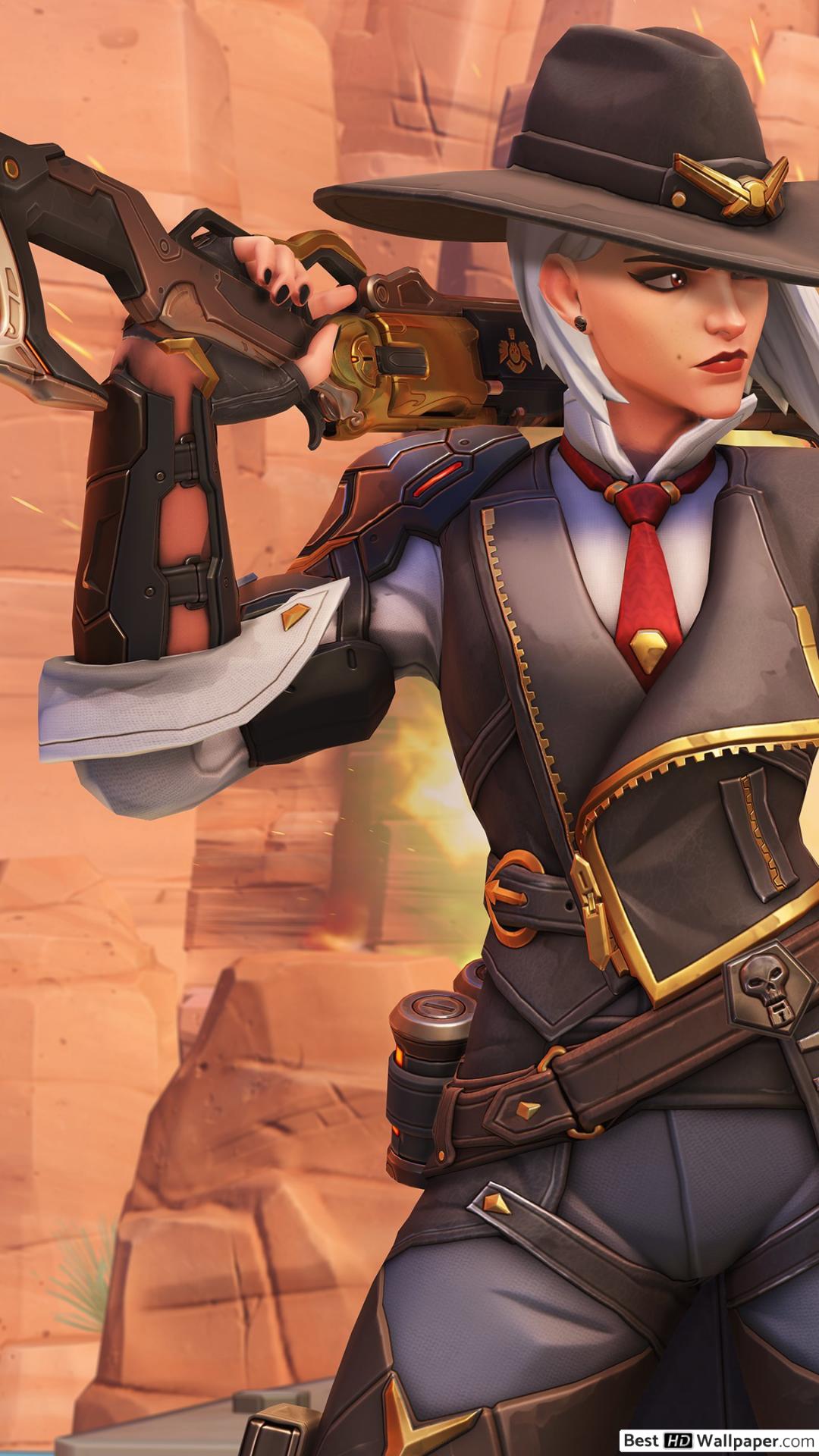 Overwatch Ashe Wallpaper 4k