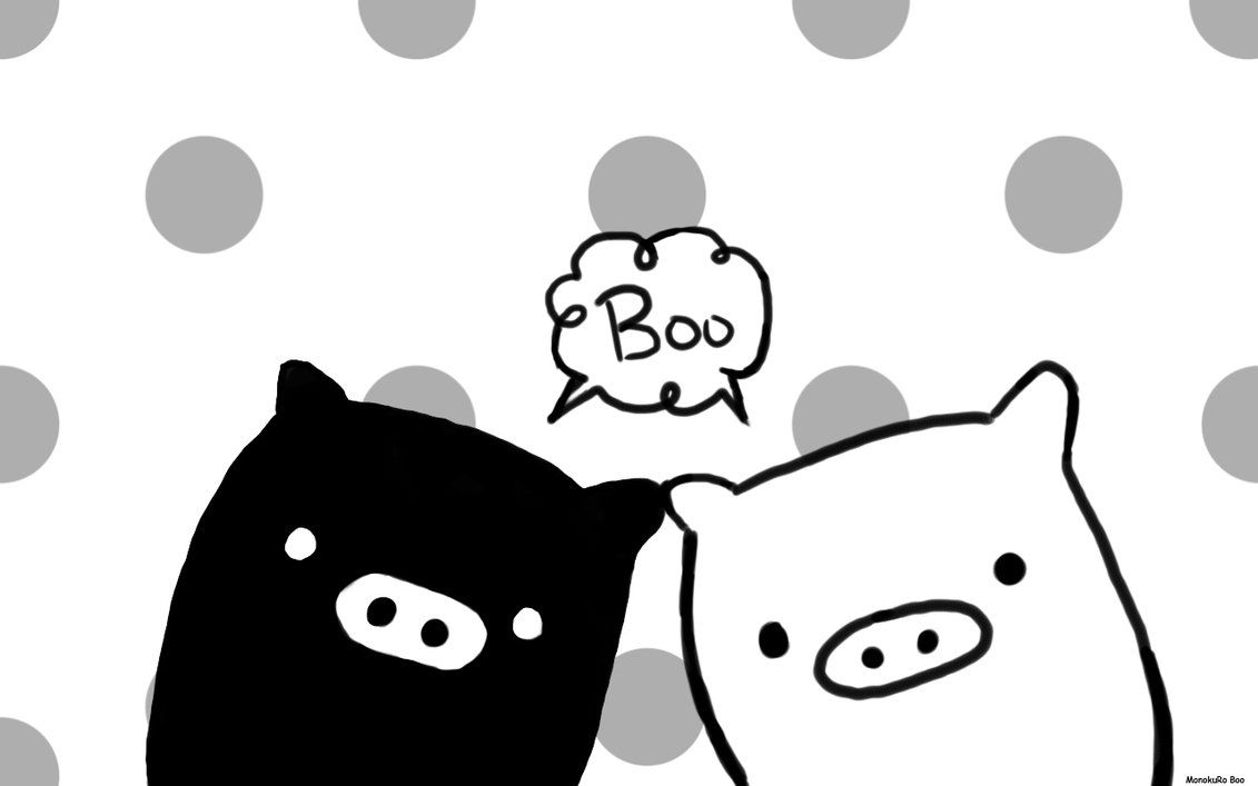 Boo, so cute. Pig illustration, Kawaii wallpaper, Pig sketch