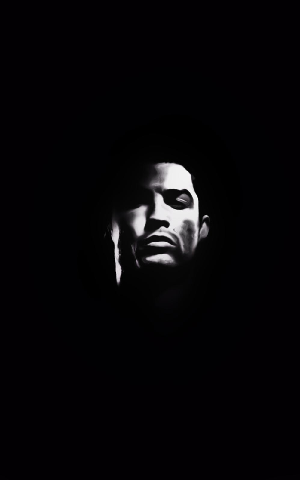 Ronaldo Black And White Wallpapers - Wallpaper Cave