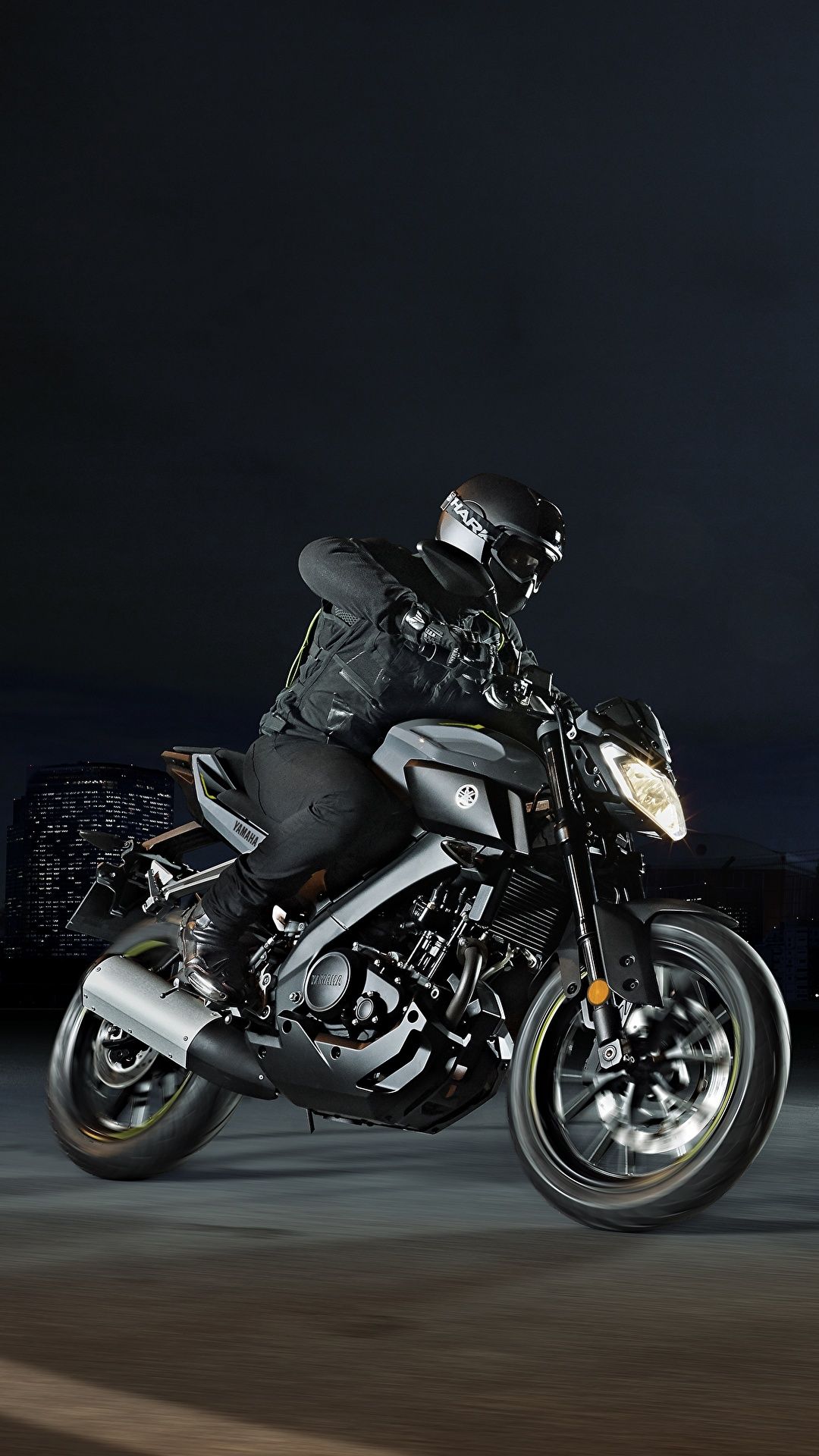 Wallpaper Yamaha Helmet 2016 17 MT 125 Motorcycle 1080x1920