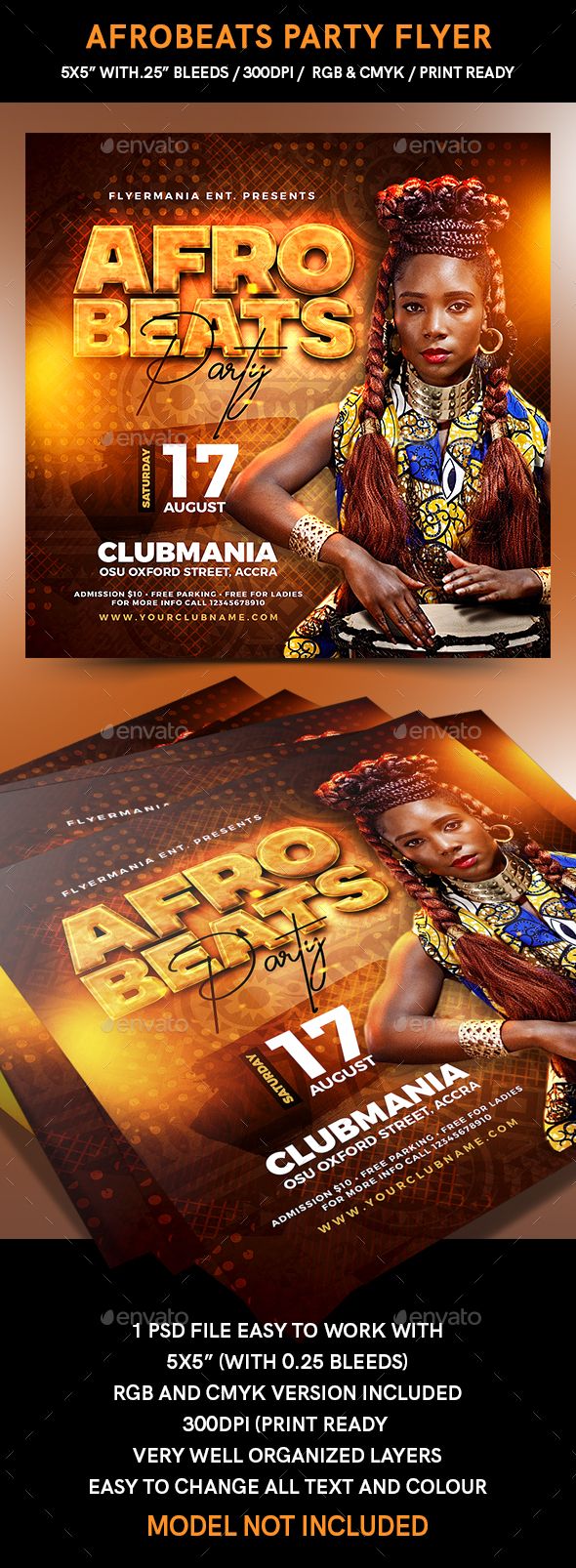 Afrobeat Party Graphics, Designs & from GraphicRiver