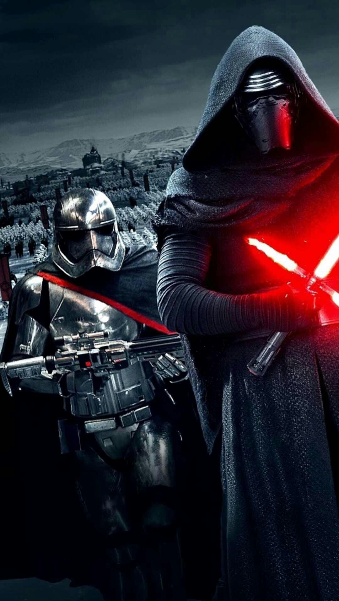 KYLO REN AND CAPTAIN PHASMA. Star wars villains, Star wars wallpaper, Ren star wars