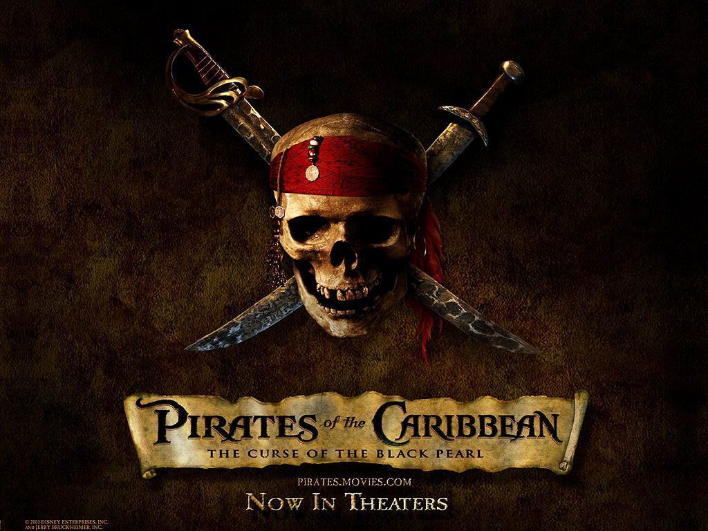 Pirates Of The Caribbean Curse Of The Black Pearl Logo HD Wallpaper