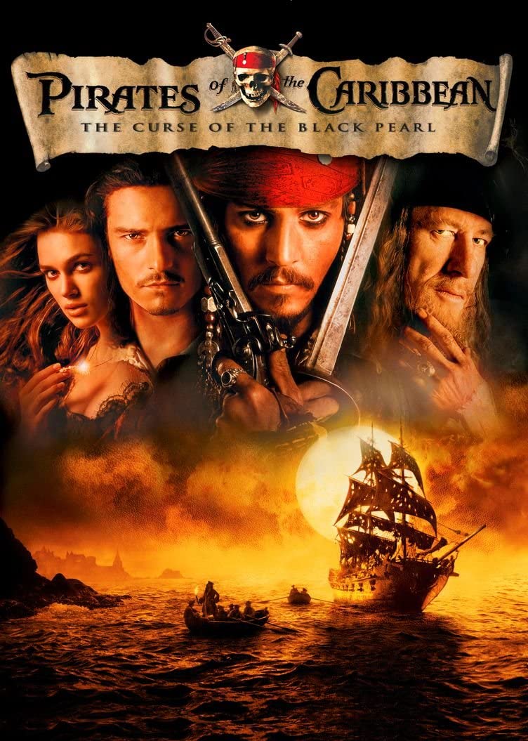NeuHorris 000 Pirates of The Caribbean The Curse of The Black Pearl 14x20 inch Silk Poster Aka Wallpaper Wall Decor: Home & Kitchen
