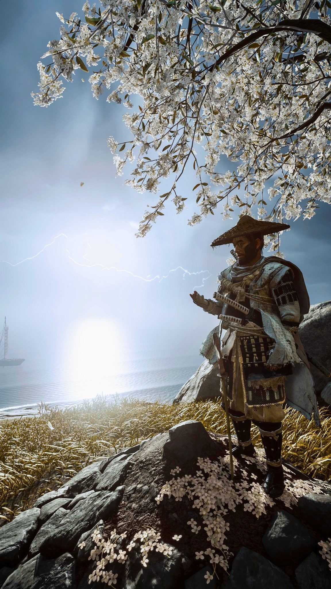 Android Ghost of Tsushima Wallpaper Free HD Wallpaper