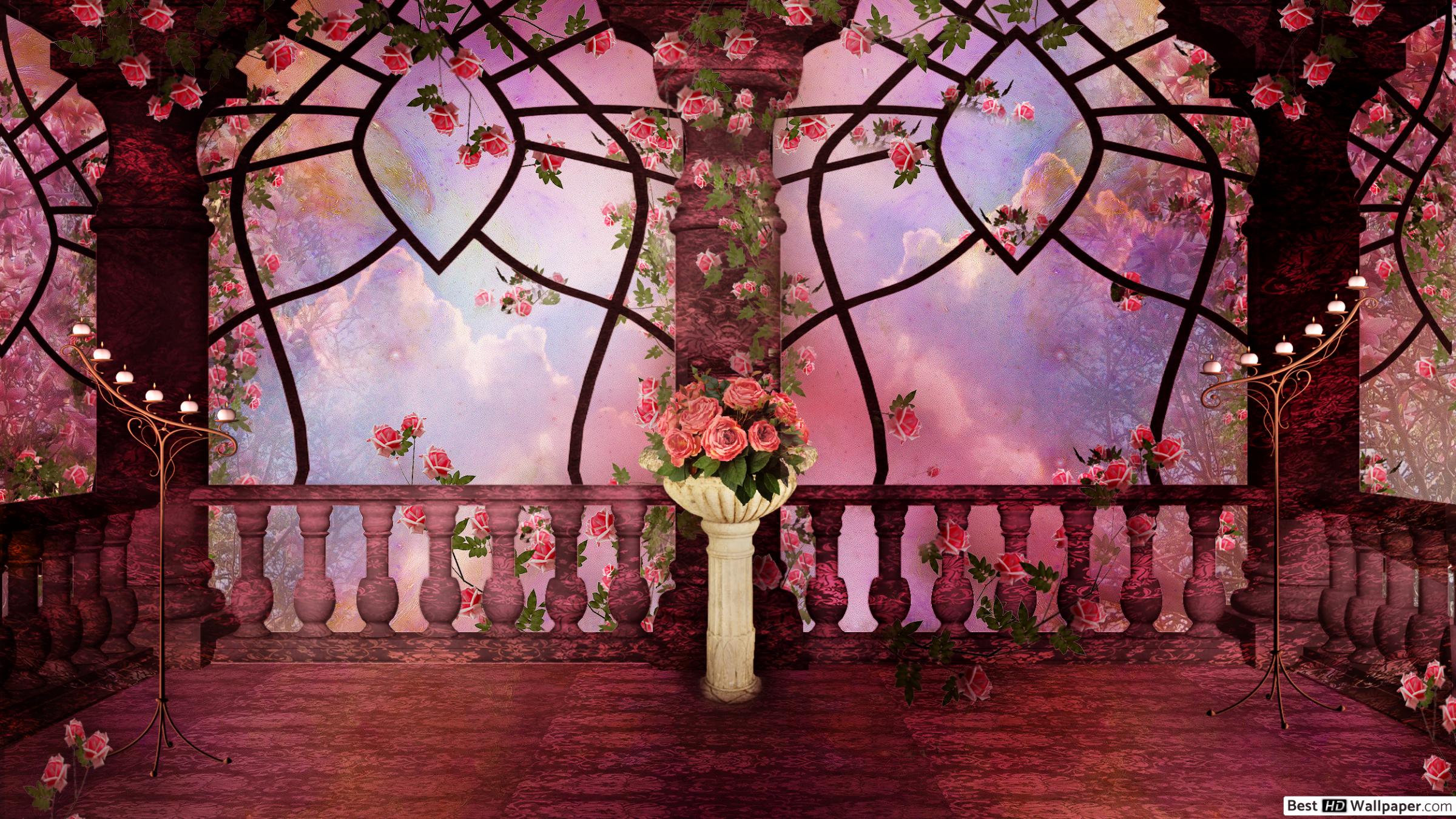 Pink Rose Gothic Fantasy HD wallpaper download