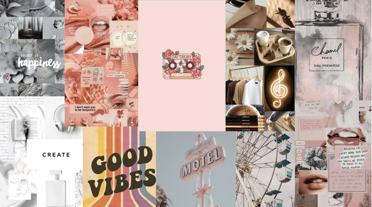 Aesthetic Chromebook Wallpaper Collage : Pin By Destiny Graham On 50's