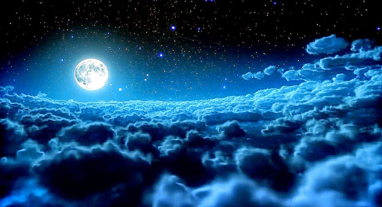 Anime Starry Night Sky Wallpaper