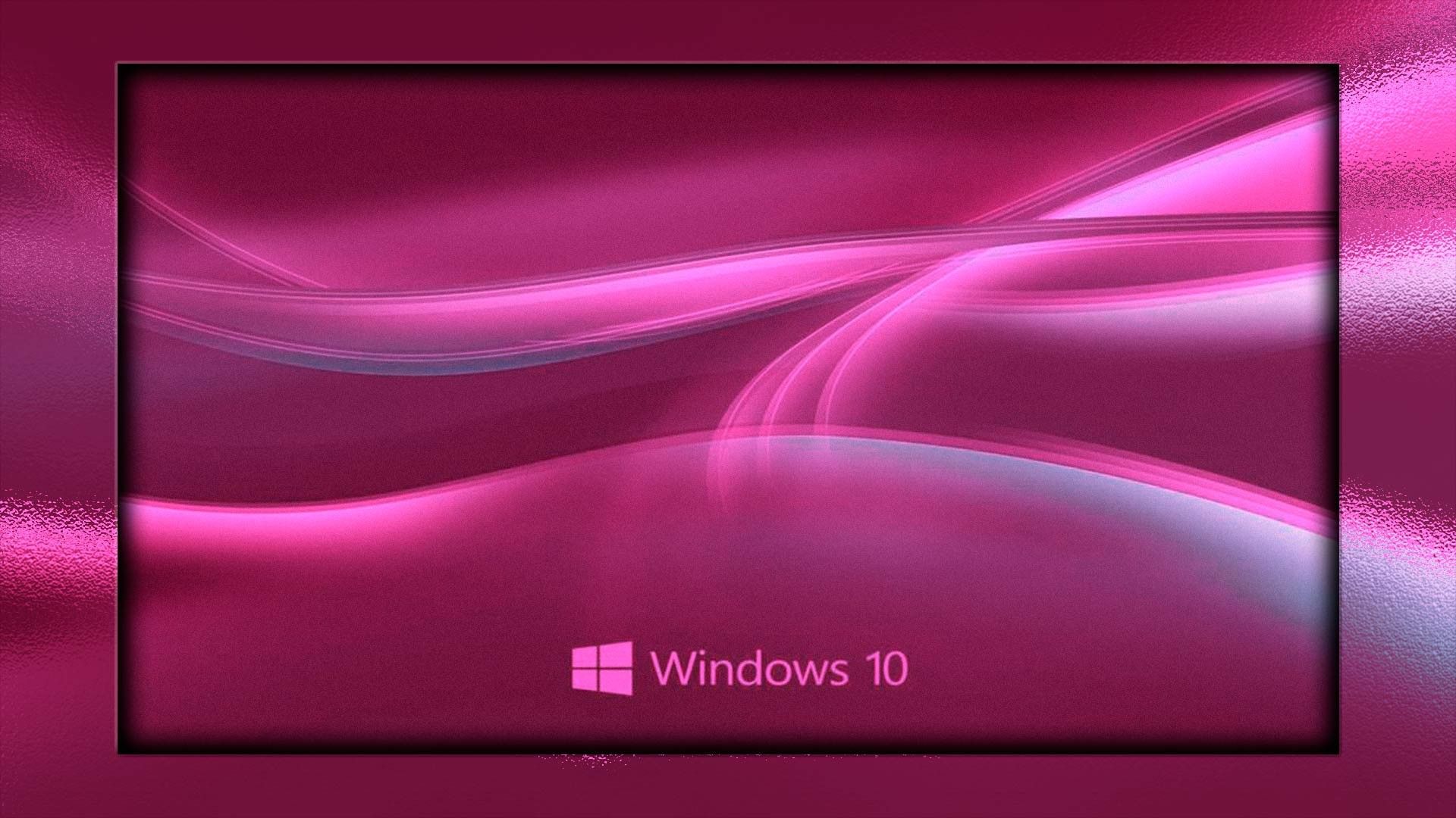Pink Windows 10 Wallpaper