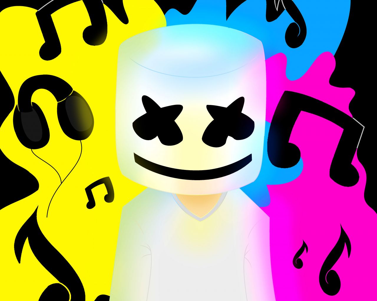 Marshmello Face Wallpapers Wallpaper Cave