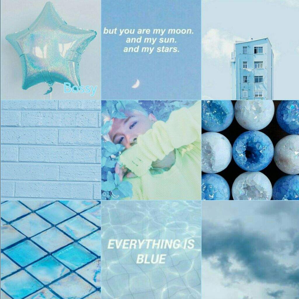 Taeyang Wallpaper + Moodboards (Blue, all blue). Big Bang Amino Amino