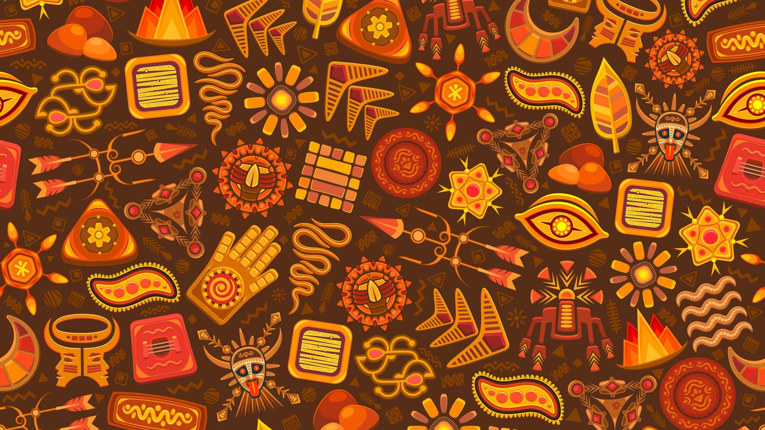 Wallpaper Pattern, Background, Ethnic Tribal Wallpaper HD Wallpaper & Background Download