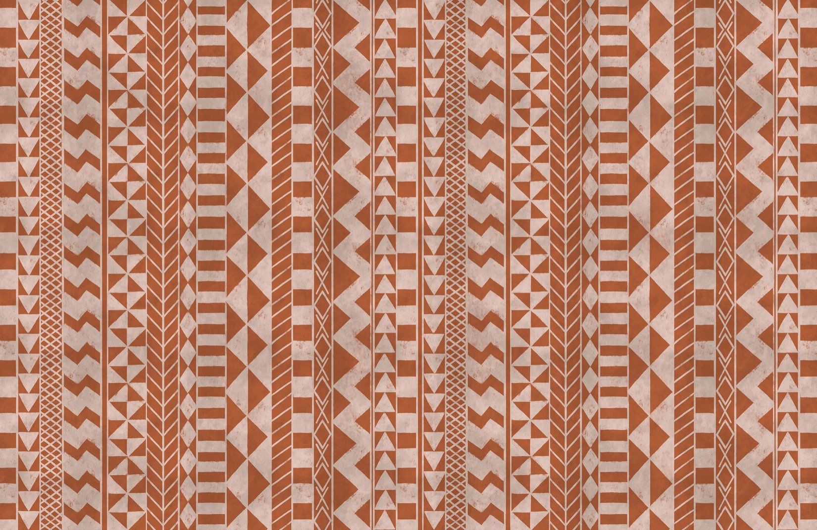 African Tribal Wallpaper. Unique Pattern for Walls