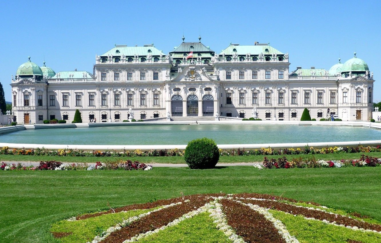 Wallpaper Austria, Belvedere, Vienna, the Palace complex, Baroque, Belvedere image for desktop, section город