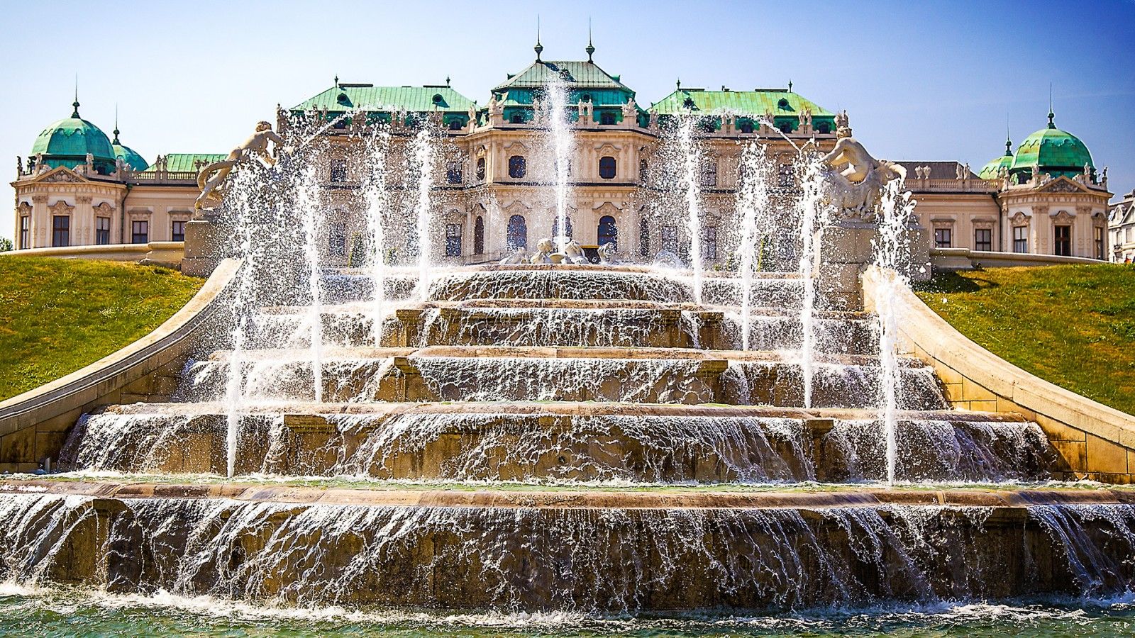Belvedere Palace Gardens in Vienna