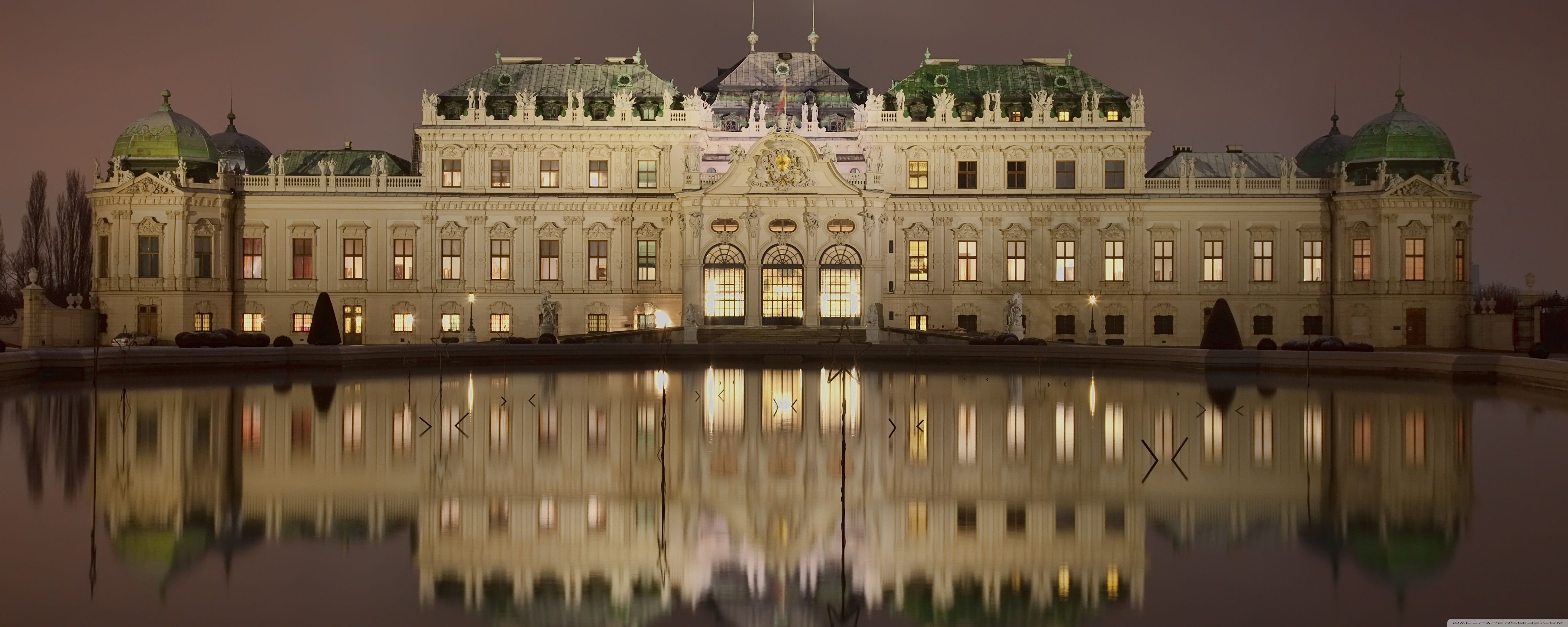 Belvedere Palace Vienna Ultra HD Desktop Background Wallpaper for: Multi Display, Dual Monitor, Tablet