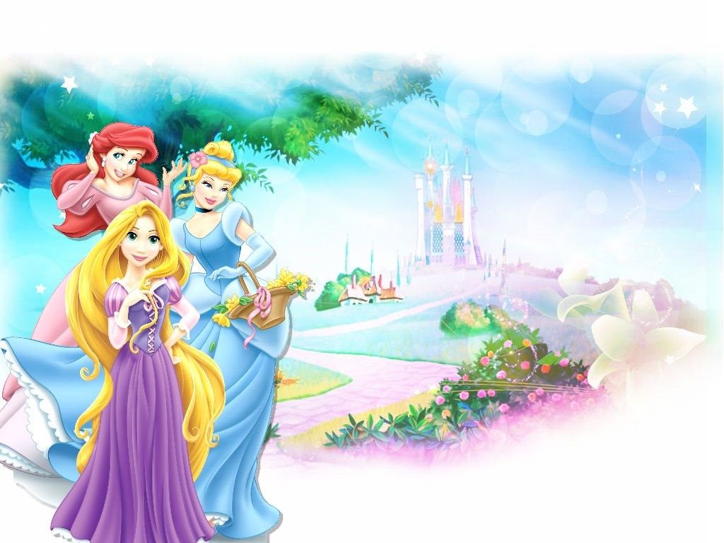 Ariel,Cinderella,Rapunzel Wallpapers Disney Princess Wallpapers ... 