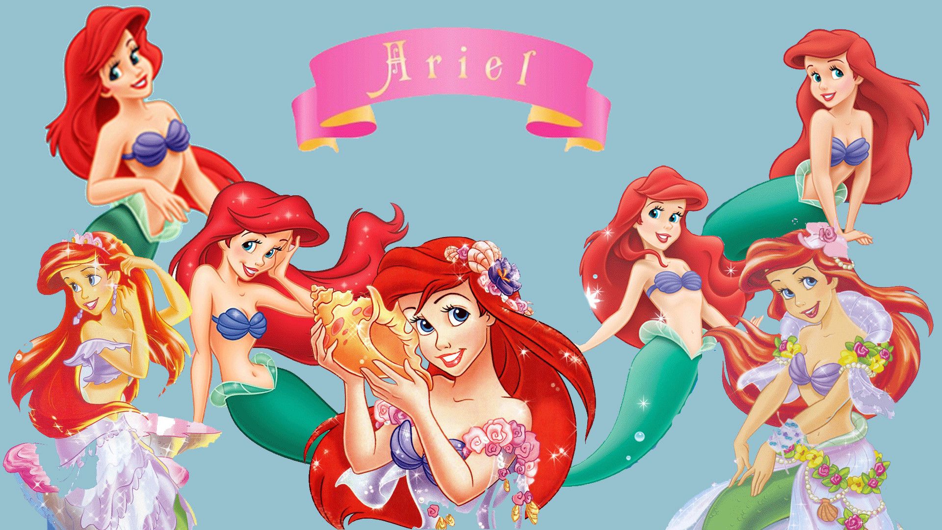 Awesome High Resolution Disney Princess Ariel Wallpaper HD picture