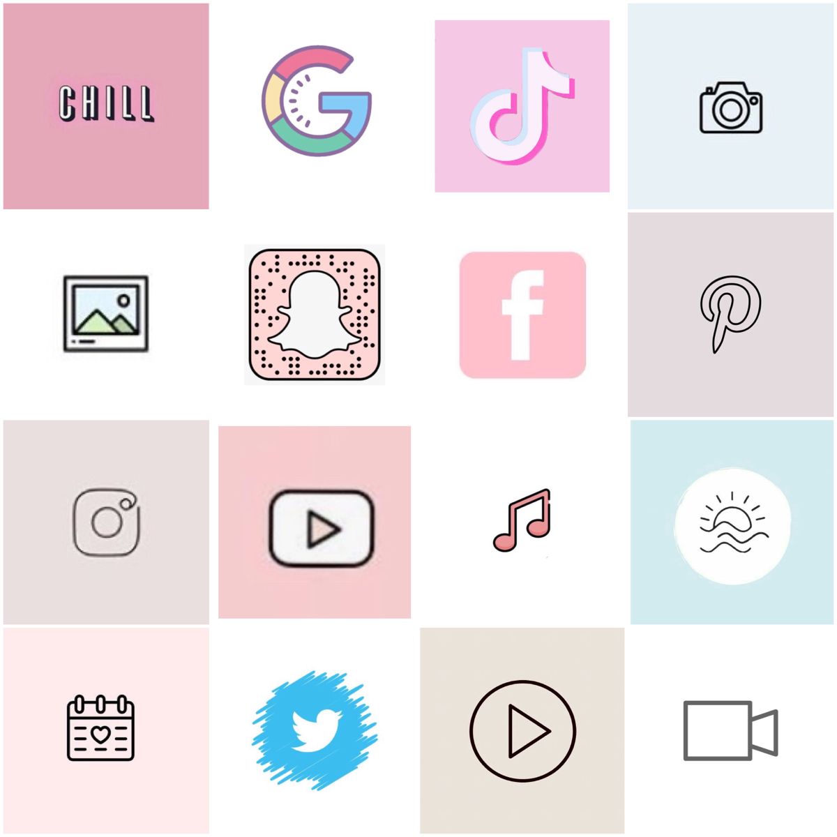 ig:. App store icon, App background, Cute app