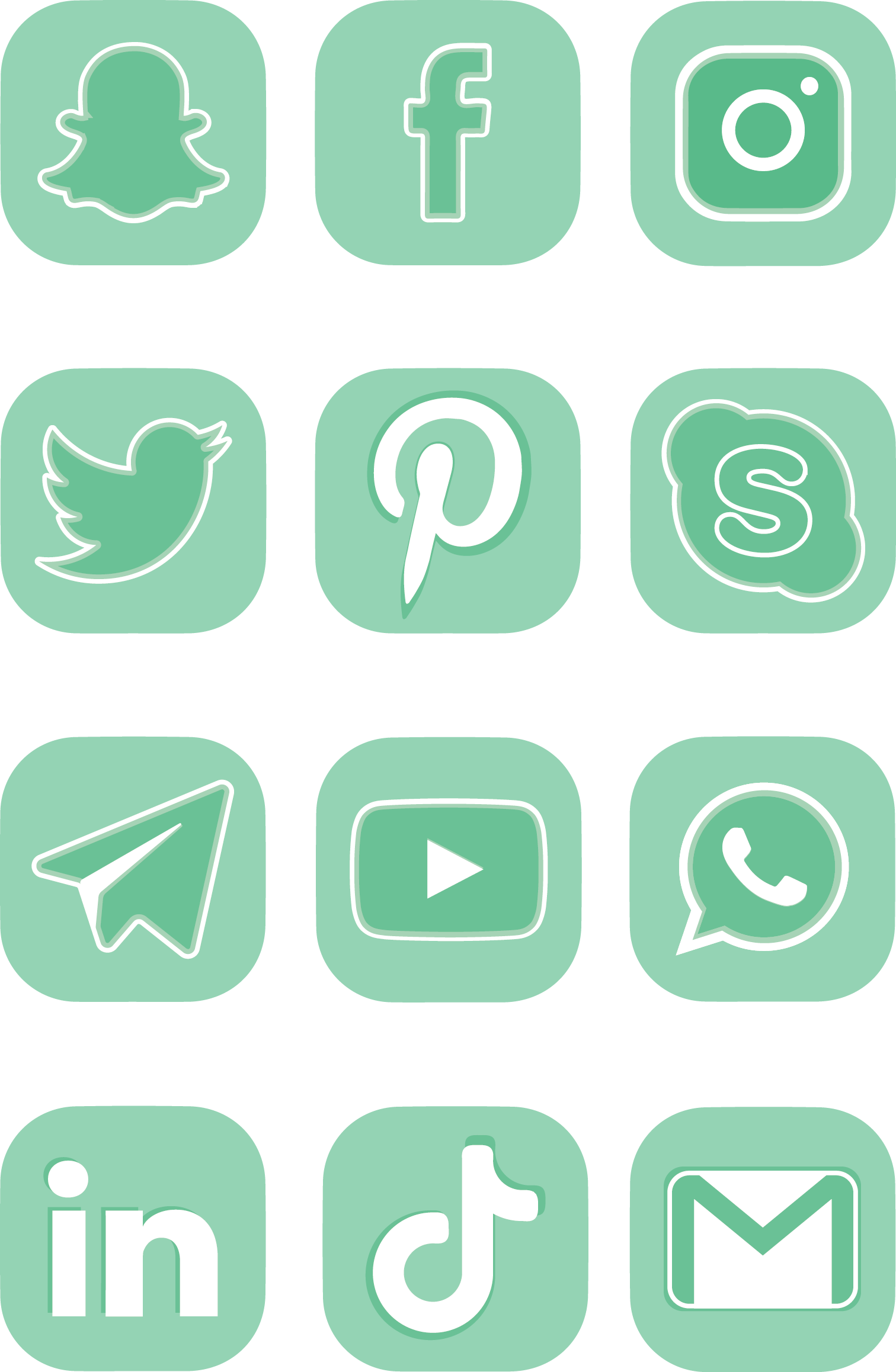 Social Media Mint. Mint green wallpaper iphone, iPhone wallpaper green, Mint logo