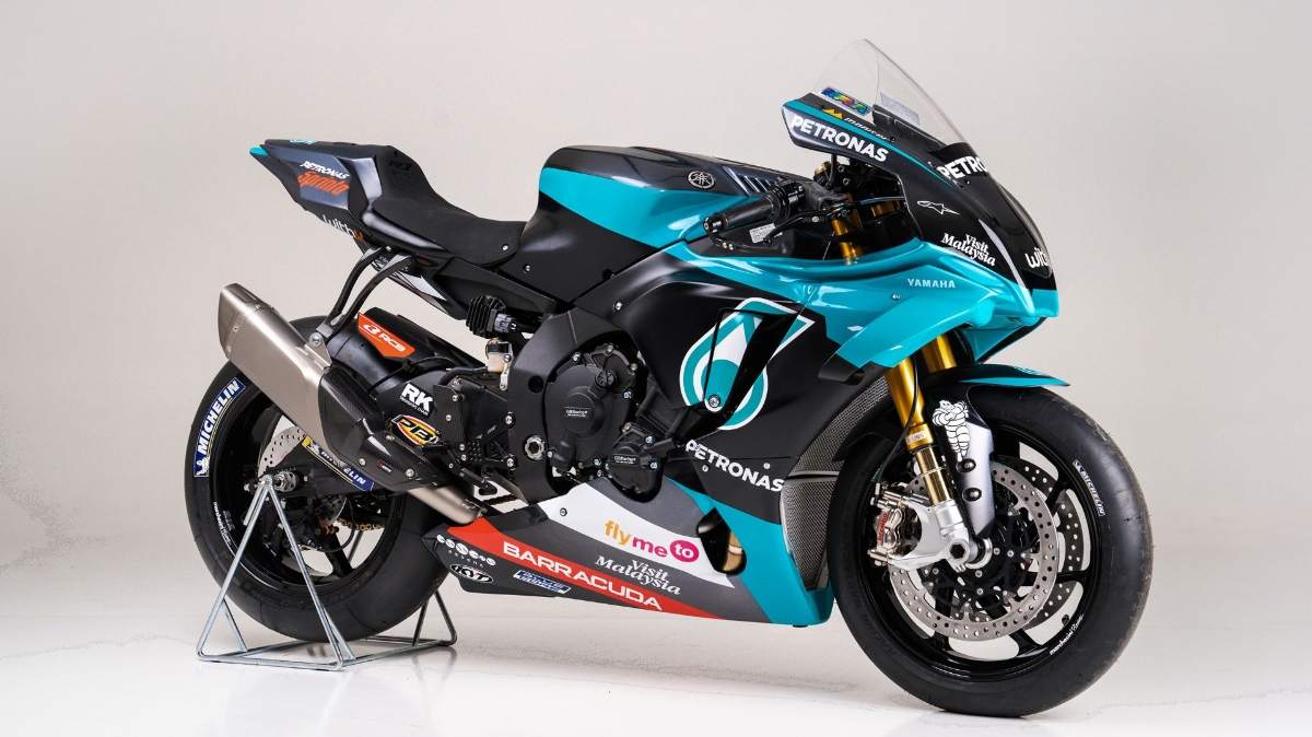 Yamaha Petronas SRT R1 launched: Limited edition motorcycle with attractive MotoGP livery. IAMABIKER Motorcycle!