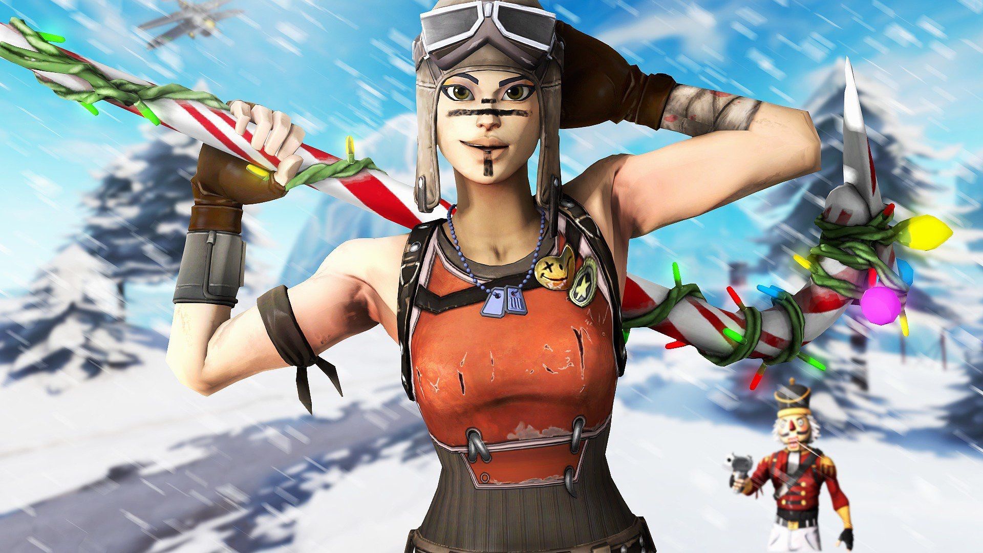Renegade Raider With Candy Axe Thumbnail Wallpaper & Background Download