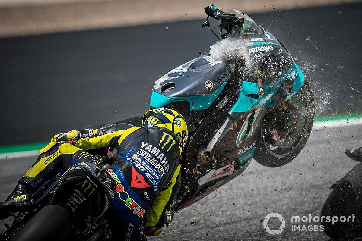 Rossi: Terrifying crash shows MotoGP riders too aggressive