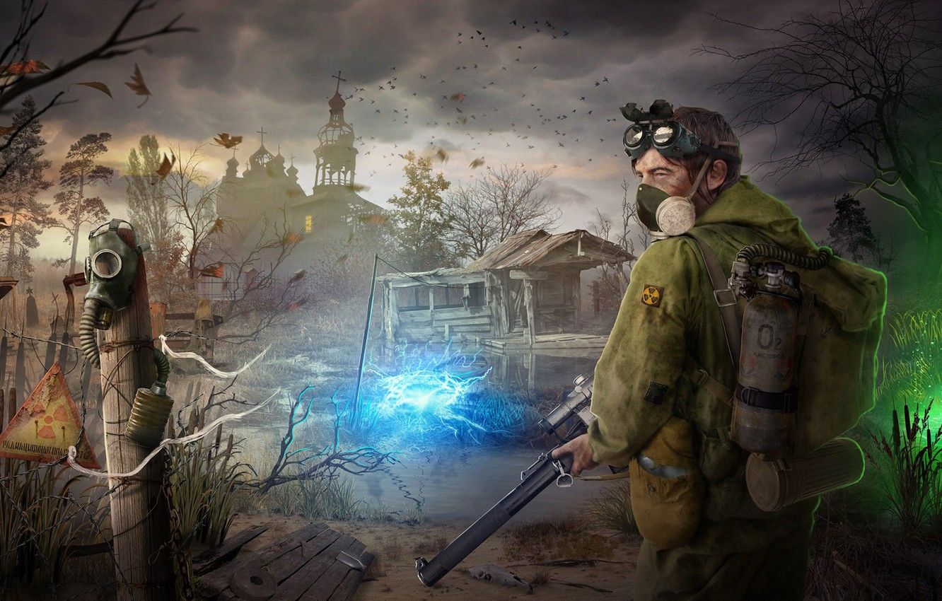 Photo Wallpaper House, Art, Chernobyl, Stalker, Anomaly - Арт По Теме Сталкера Wallpaper & Background Download