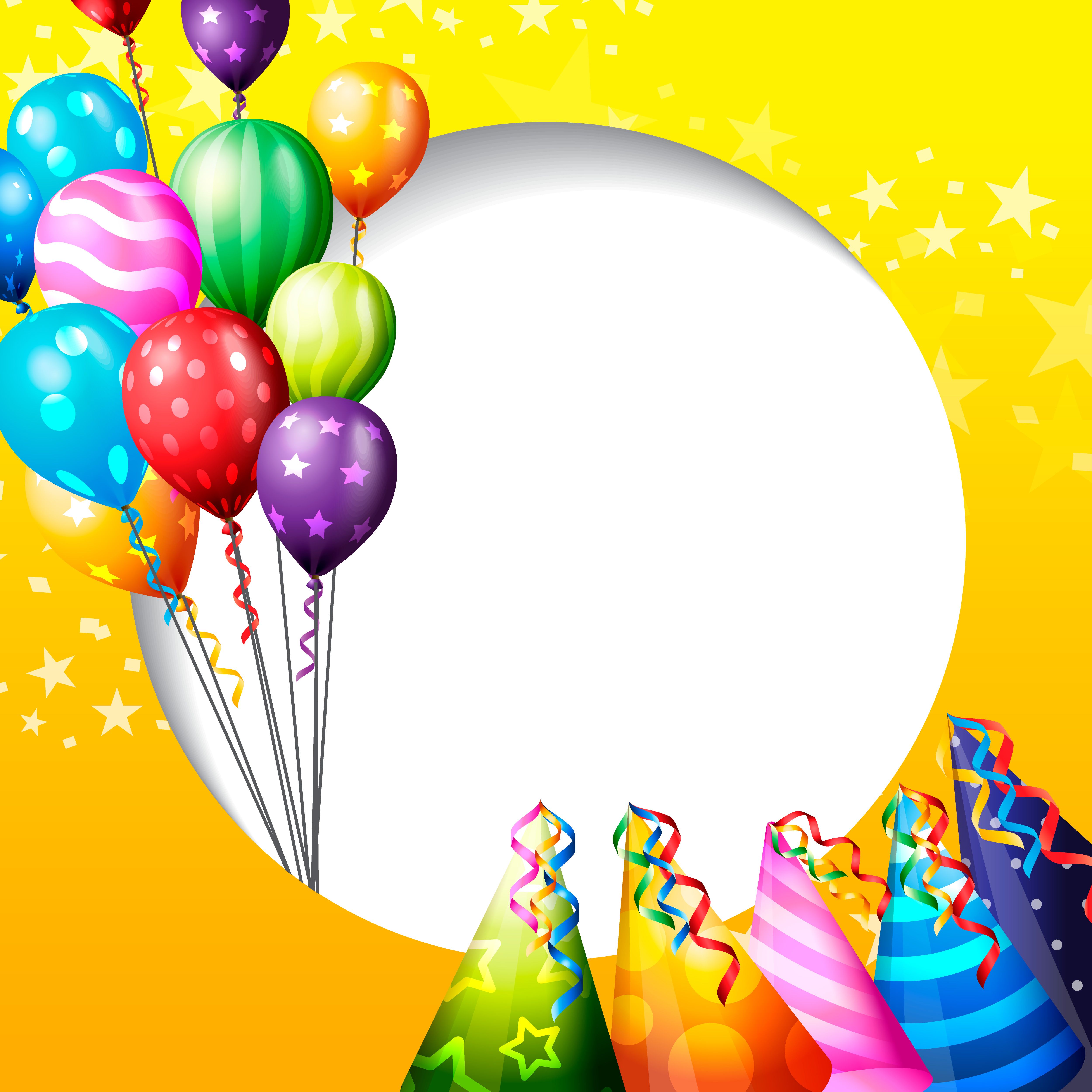 Birthday Celebration Background, Birthday Balloon Wallpaper Celebration Birthday Background Vector HD Wallpaper