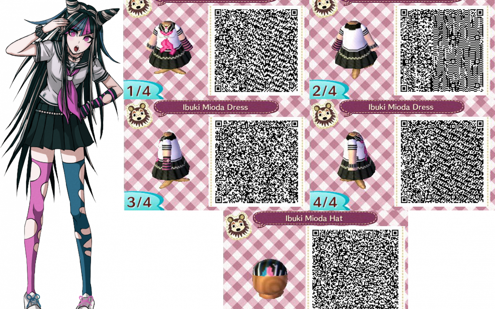 Free download acnl ibuki mioda outfit qr codes request by acnl qr codez d8inm4n [2153x1451] for your Desktop, Mobile & Tablet. Explore ACNL Wallpaper. Animal Crossing New Leaf Wallpaper