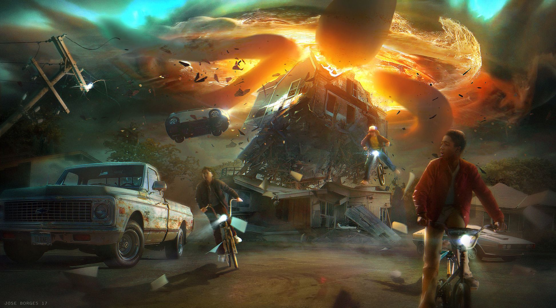 Stranger Things Artwork iPhone 4, iPhone 4S , HD 4k Wallpaper Image, Background, Photos and Picture