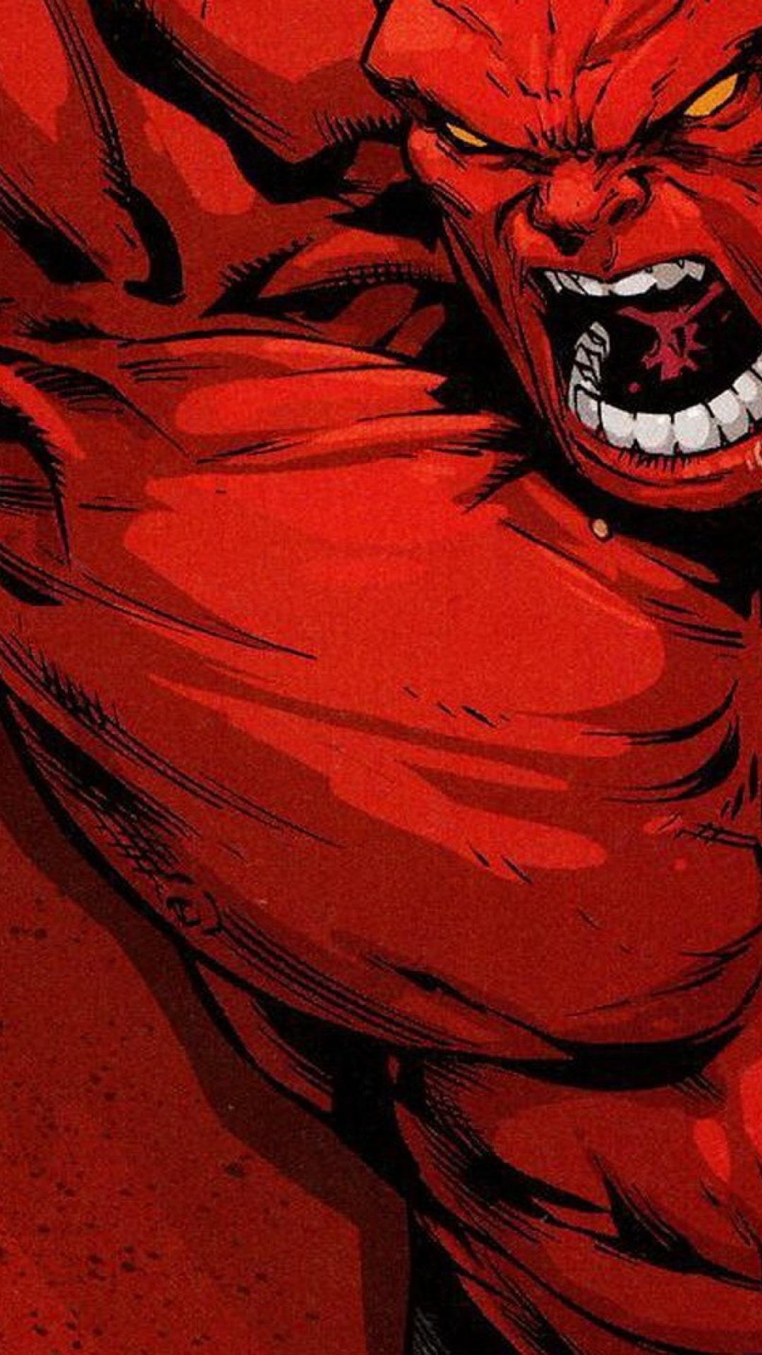 Android Red Hulk Wallpaper