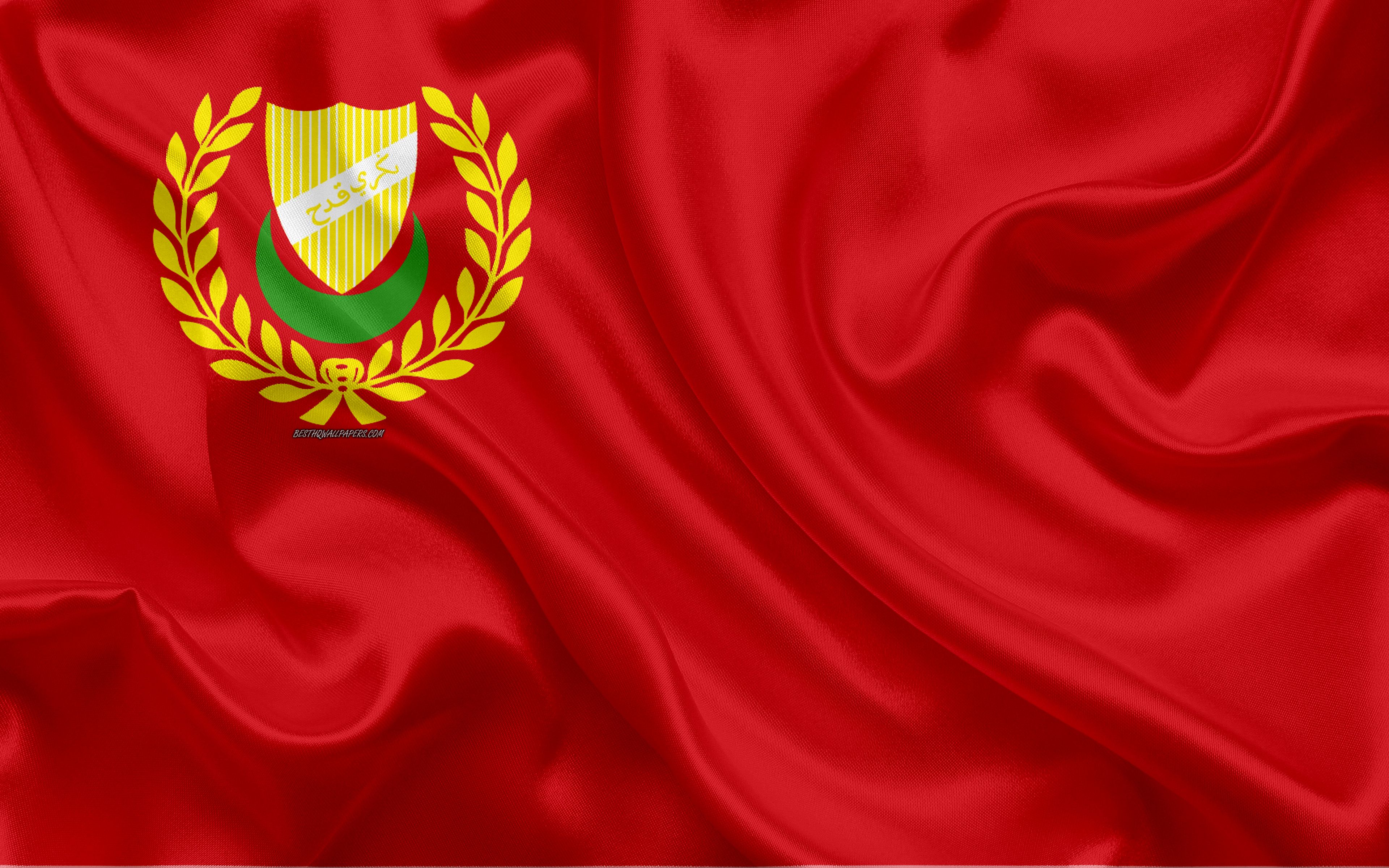 Flag Of Kedah, 4k, Silk Texture, National Symbols, Kedah Flag Wallpaper & Background Download