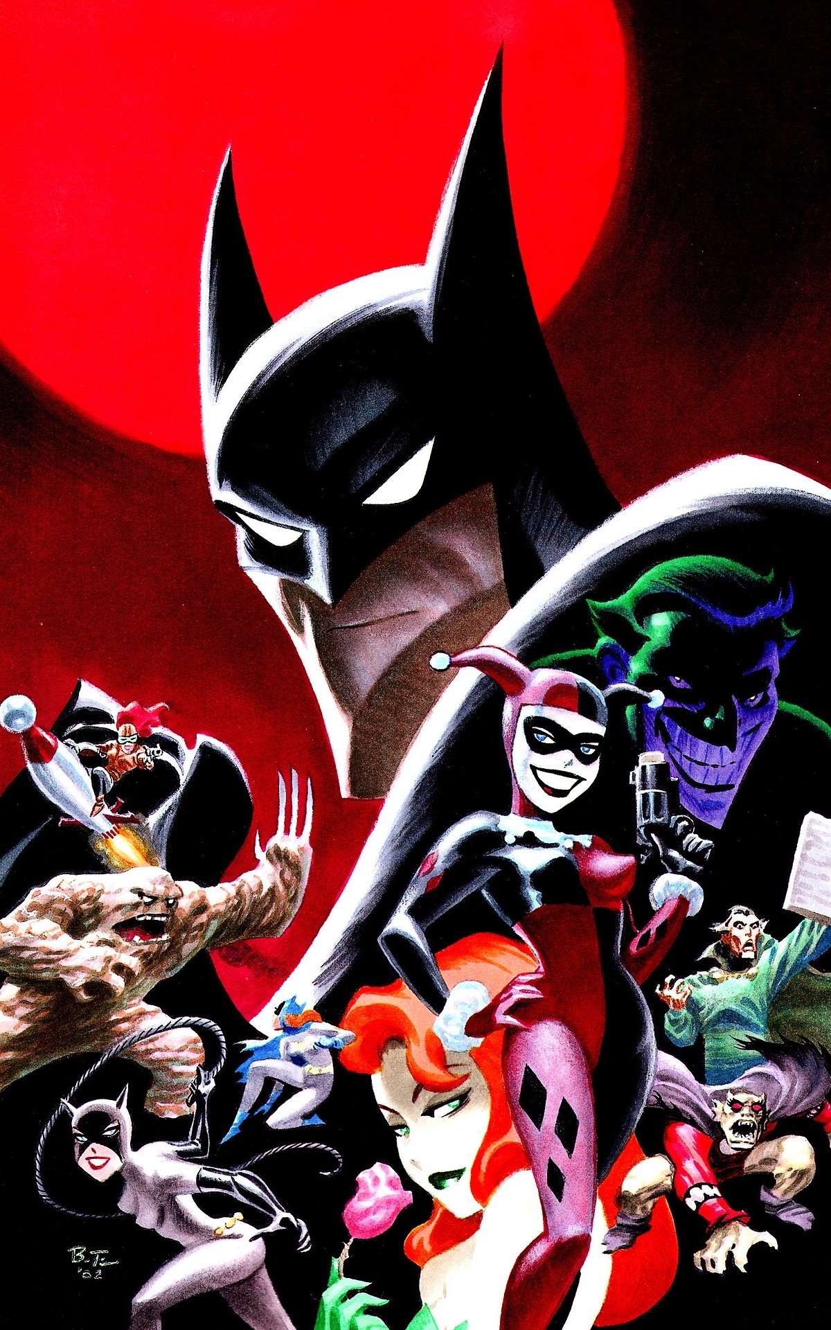 Wallpaper Batman The Animated Series Villains