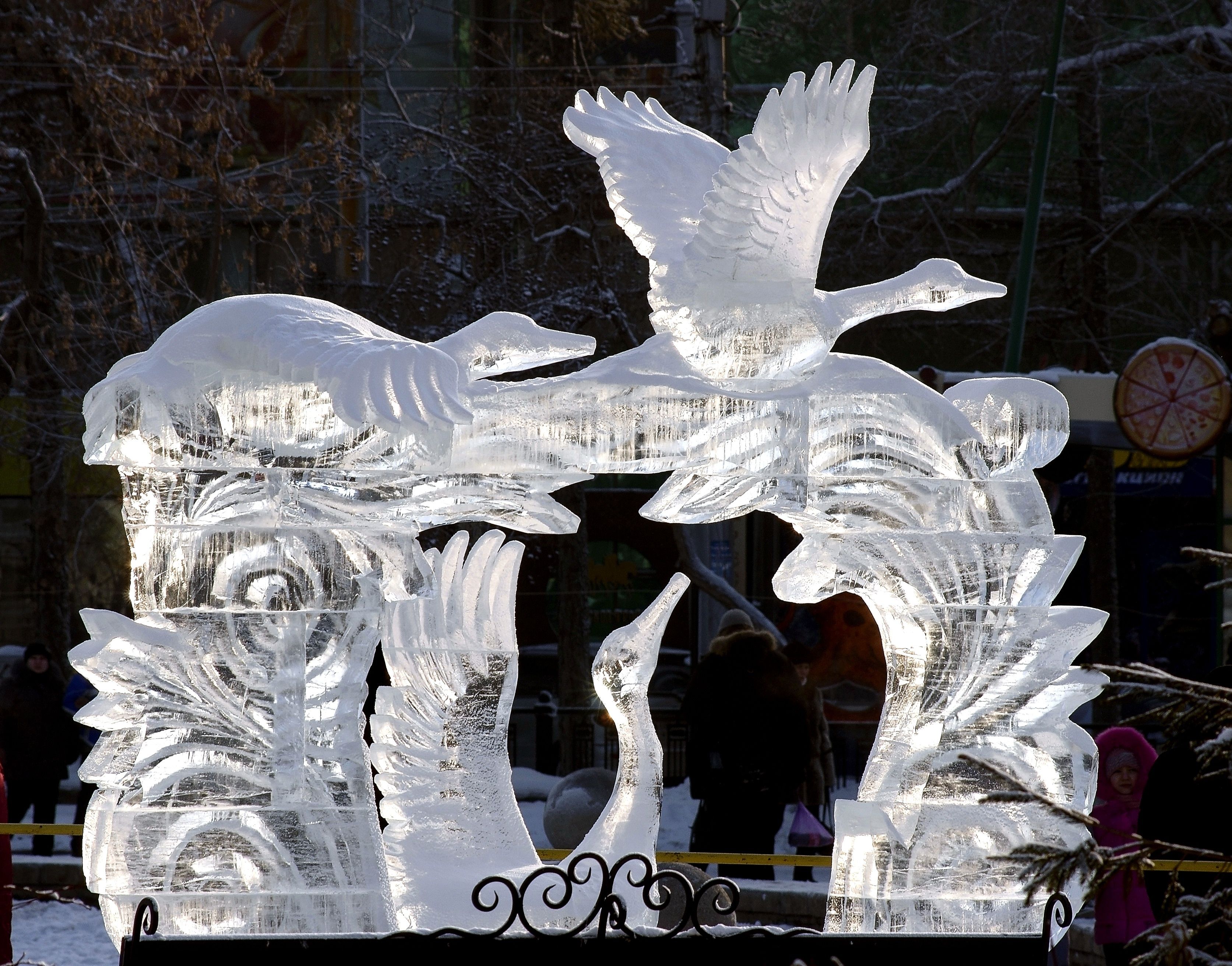 royalty free ice sculpture image