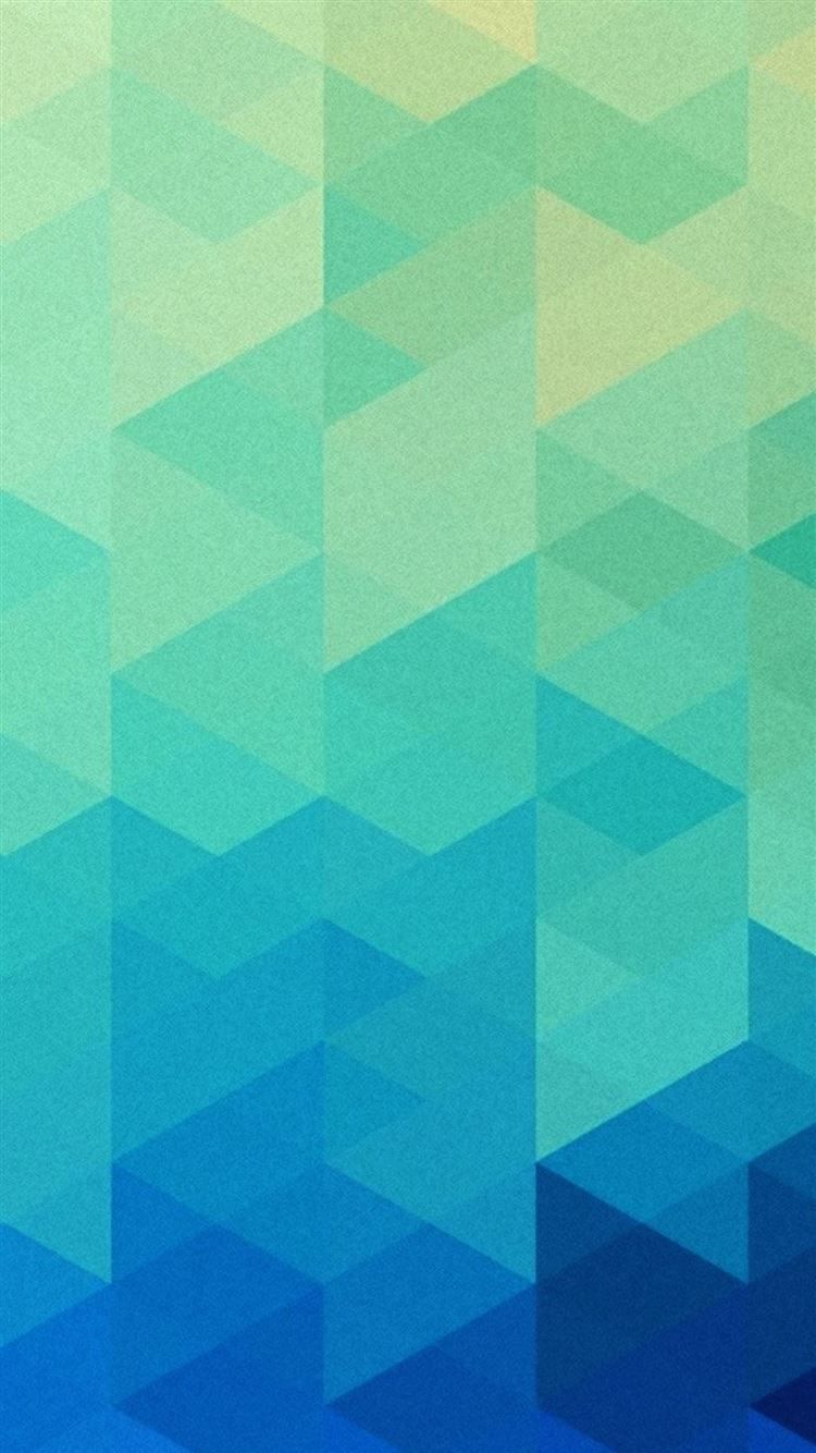 Triangle Art Euro Blue Moda Pattern iPhone 8 Wallpaper Free Download