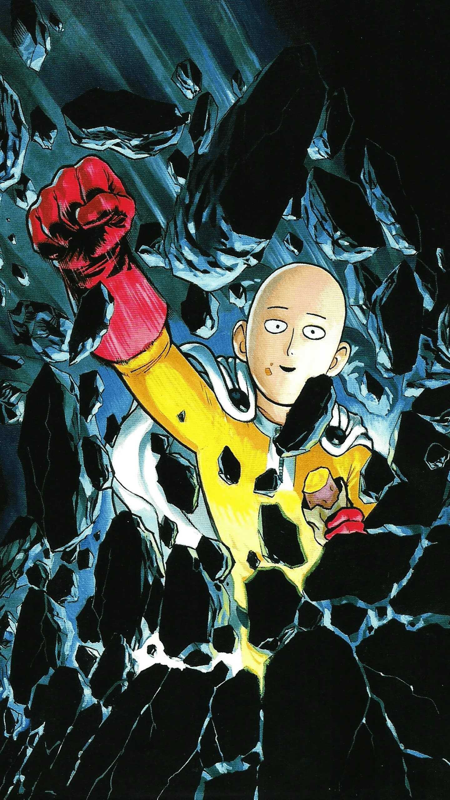 Saitama (One-Punch Man) Phone Wallpapers