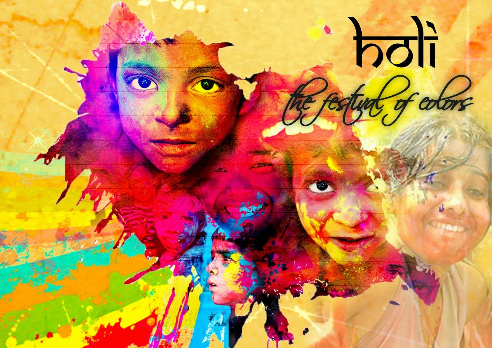 Happy Holi 2021 eCard & Greeting Cards for Boyfriend & Girlfriend