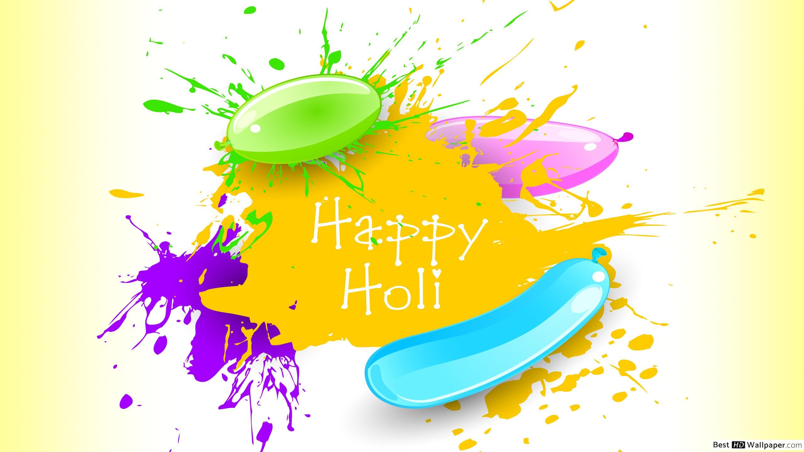 Happy Holi Wish HD wallpaper download